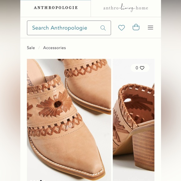 Jeffrey Campbell Woven Mules / Anthropologie size 8 - Picture 2 of 13